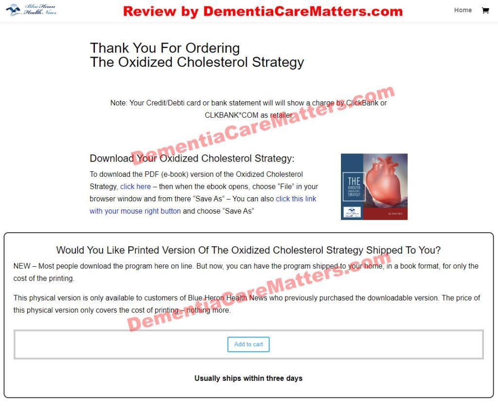 oxidized cholesterol strategy download page