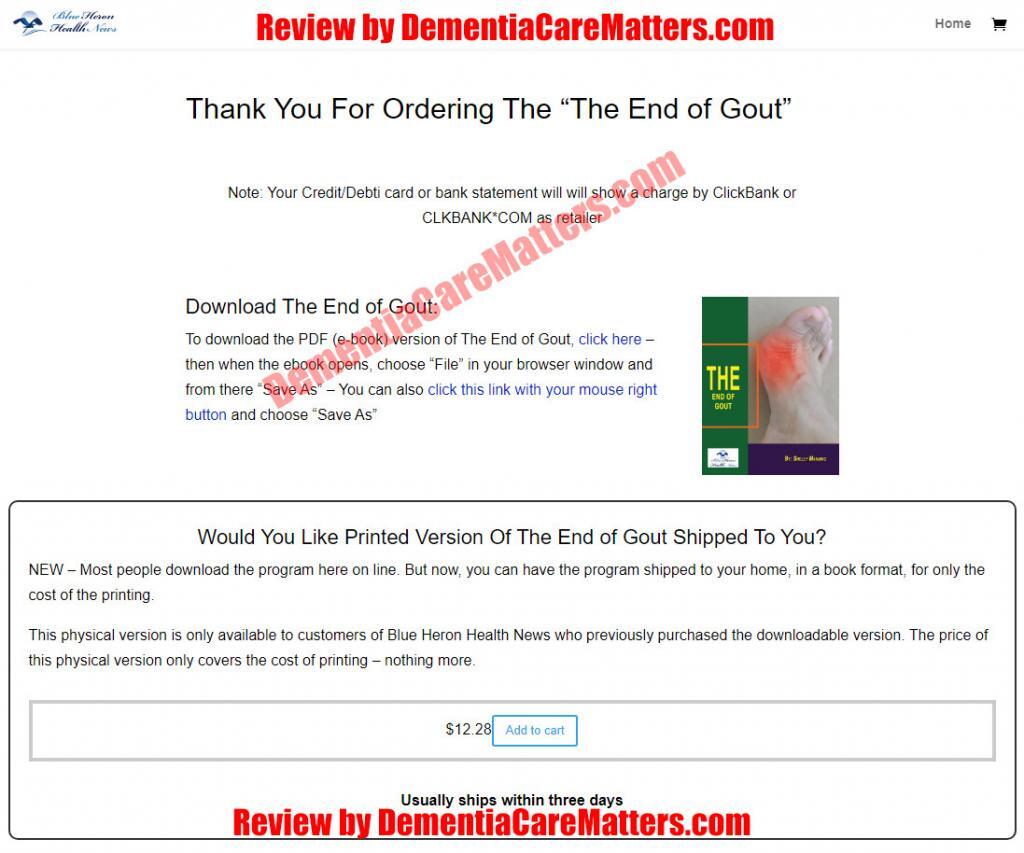 end of gout download page