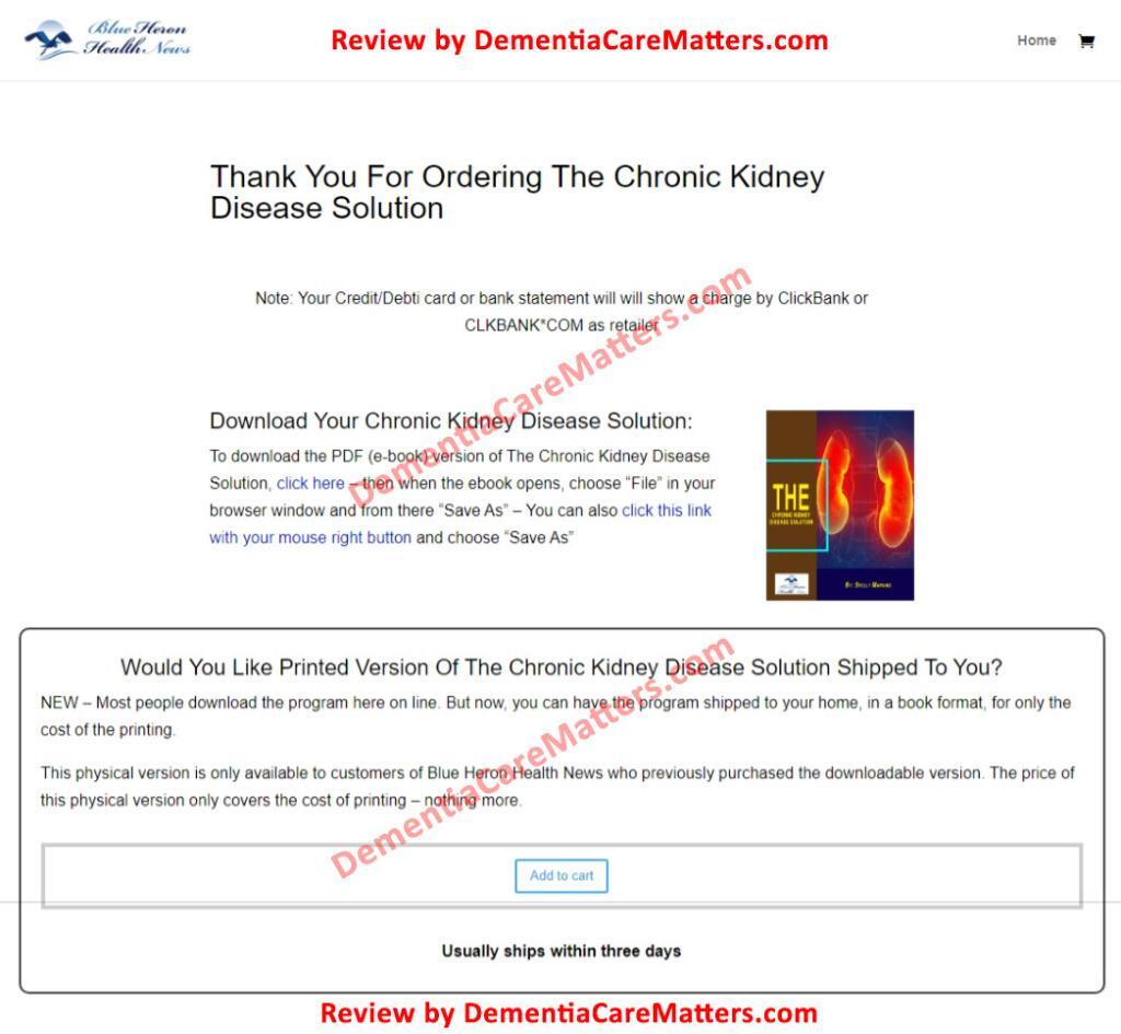The Chronic Kidney Disease Solution Download Page