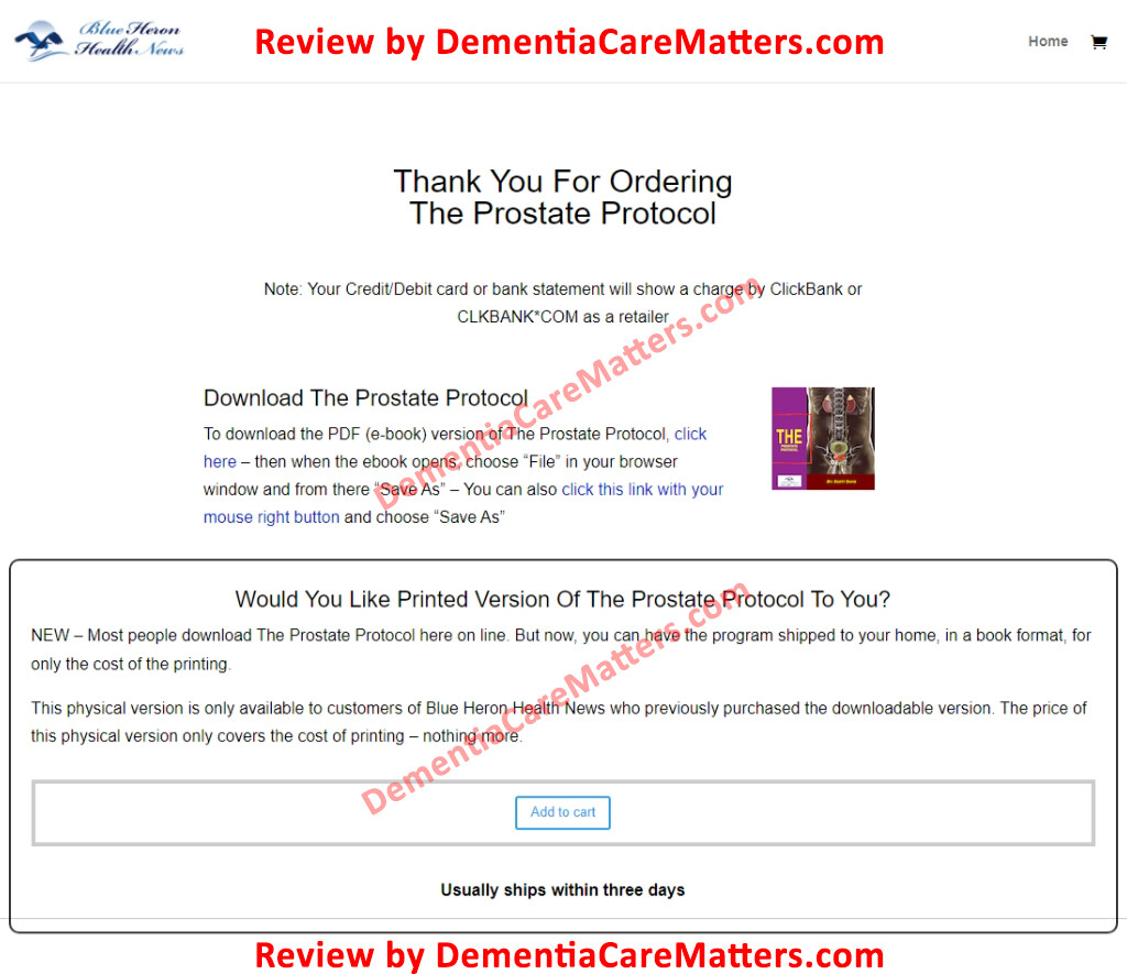 the prostate protocol download page