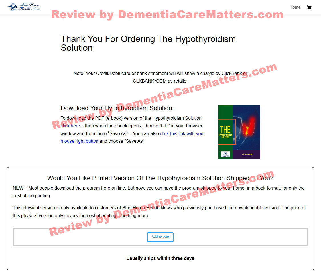 Hypothyroidism Solution Download Page